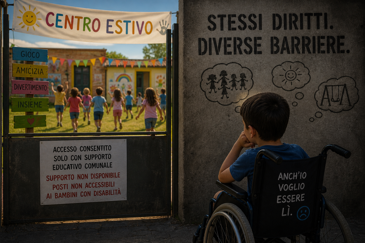 Centri estivi e disabilità: quando partecipare non è scontato.